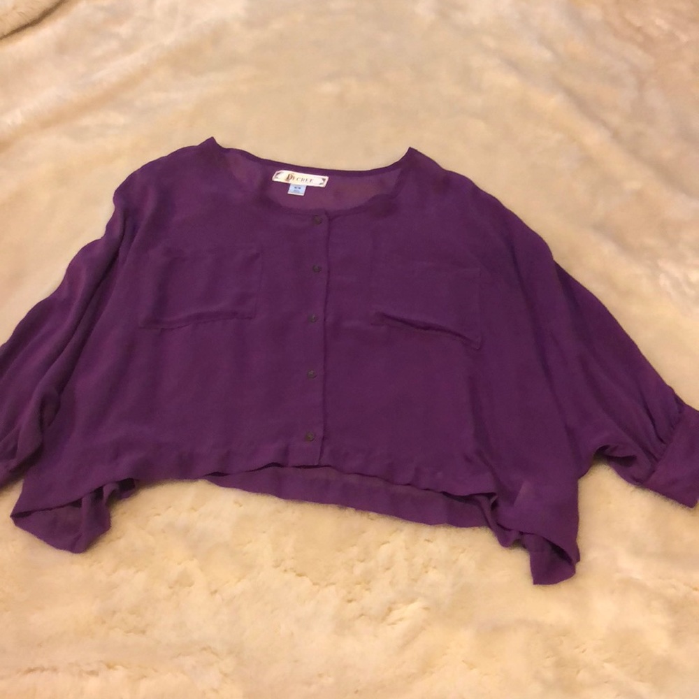 Degree Purple Loose Blouse